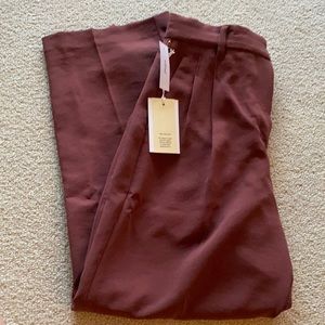 NWT Aritzia Wilfred Effortless Crop sz 4 Ashy Rose
